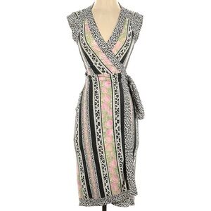Diane Von Furstenberg Sleeveless Wrap Dress
